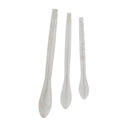 Set pf 3 Pieces Stainless Steel Dispensing Spoons Lab Micro Scrapers