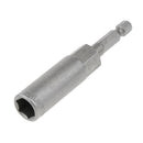 Socket Nut Driver Set Drill Bit Adapter 1/4'' Hex Shank 5pcs 10mm Brand New
