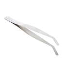 Curved Round Stainless Steel Tweezers 12 Cm / 4.7 Inch Laboratory for every highly detailed work repairing and crafting