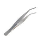 Curved Round Stainless Steel Tweezers 12 Cm / 4.7 Inch Laboratory for every highly detailed work repairing and crafting