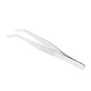 Curved Round Stainless Steel Tweezers 12 Cm / 4.7 Inch Laboratory for every highly detailed work repairing and crafting
