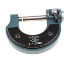 Manual Micrometer Calipers Spiral Measuring Tool 25mm/ 0.01 Micrometers Convenient measurement with lock screw