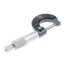 Manual Micrometer Calipers Spiral Measuring Tool 25mm/ 0.01 Micrometers Convenient measurement with lock screw
