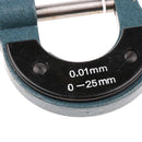 Manual Micrometer Calipers Spiral Measuring Tool 25mm/ 0.01 Micrometers Convenient measurement with lock screw