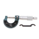 Manual Micrometer Calipers Spiral Measuring Tool 25mm/ 0.01 Micrometers Convenient measurement with lock screw