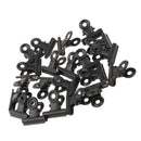 20pcs 22mm Metal Bulldog Clips Letter Binder Grip Clips Supplies Flexible and Reusable