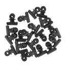20pcs 22mm Metal Bulldog Clips Letter Binder Grip Clips Supplies Flexible and Reusable