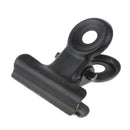 20 Pieces/pack 38mm Metal Bulldog Clips Letter Grip Clips Office Supply -Black Heavy Duty