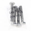 5 Pieces Hex Head Cap Bolt Screw, External Hex Drive, Titanium Alloy M10Ã—60