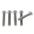 5 Pieces Hex Head Cap Bolt Screw, External Hex Drive, Titanium Alloy M10Ã—60