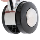 2" Universal Swivel Plate Caster Wheel with Brake for Chair Crib Trolley, Smooth, Quiet