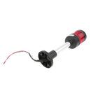 DC 24V Industrial Warning Light Round Alarm Signal Workshop Beacon Red, Four light modes stroboscopic/rotating/flashing/permanent