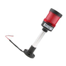 DC 24V Industrial Warning Light Round Alarm Signal Workshop Beacon Red, Four light modes stroboscopic/rotating/flashing/permanent