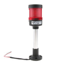 DC 24V Industrial Warning Light Round Alarm Signal Workshop Beacon Red, Four light modes stroboscopic/rotating/flashing/permanent