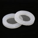 Flat Silicone Gasket Metal Mesh Sealing Washer Spacer 1/2" O-ring Seal 50pcs