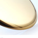 Gold Round DECORATIVE TRAY Metal Food Kitchen Serving Plates Accent, 11 Inch