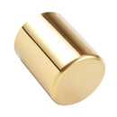 Modern Gold Round Pencil Holder Pen Pot Desktop Organizer Accents Vase simple metal plated