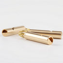 Solid Brass Whistle DIY Gear Key Ring Chain Charm Pendants Craft Accessories, compatible to various outdoors occasions