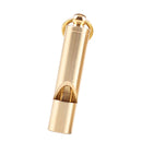 Solid Brass Whistle DIY Gear Key Ring Chain Charm Pendants Craft Accessories, compatible to various outdoors occasions