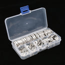 270PCS Flat Washers Fit Metric Bolts & Screws Stainless Steel Gaskets Spacer M/4,M5, M6, M8, M10, M12
