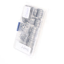 270PCS Flat Washers Fit Metric Bolts & Screws Stainless Steel Gaskets Spacer M/4,M5, M6, M8, M10, M12