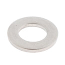 M6 Stainless Steel Flat Washers Insulation Gaskets Metal Pads Set of 50 Pieces
