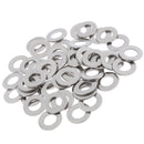 M8 Flat Washer Solid Steel Home Common Use Hardware Accessories Pack of 50