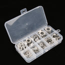 Flat Washer Solid Steel Home Common Use Hardware Accessories M2, M2.5, M3, M/4, M5, M6, M8, M10 400PCS Pack