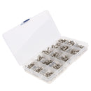 360pcs Stainless Steel Hardware Flat Spring Lock Washers Bolt Nut M5/4/3 Home Common Use Hardware