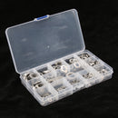 Flat Washer Solid Steel Home Common Use Hardware AccessoriesM/4, M5, M6, M8, M10 M12 395PCS Pack