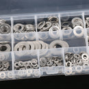 Flat Washer Solid Steel Home Common Use Hardware AccessoriesM/4, M5, M6, M8, M10 M12 395PCS Pack