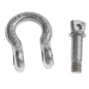 Shackles 3/8inch Marine Anchor Bow Black with Screw Pin B Ring 1Ton