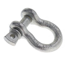 Shackles 3/8inch Marine Anchor Bow Black with Screw Pin B Ring 1Ton