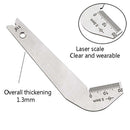 Bit Pattern Drill Template Gauge Welding Inspect Tool Drill Bit Measurement