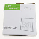 LED Aluminum Male Men Restroom Sign Toilet Sign WC Sign for Public Toilet, Energy-Saving