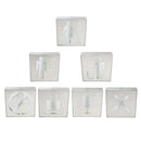LED Aluminum Male Men Restroom Sign Toilet Sign WC Sign for Public Toilet, Energy-Saving