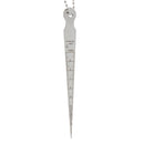 Set Of 5pcs 1-10mm Taper Feeler Gauge Stainless Steel Integration with the function of angle square and ruler