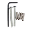 Stainless Steel Double Glass Door Sliding Door Lock No Punching, Easy to Install, 10mm-12mm