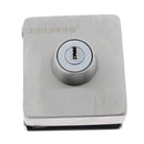 Stainless Steel Single Glass Door Sliding Door Lock No Punching, Easy to Install, 10mm-12mm