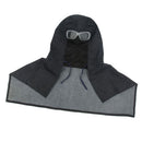 Denim Dust-proof Shawl Cap Hood Hat Full Face Mask Cover with Clear Goggles