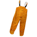 Flame-resistant Overall Coverall Welding Boilersuit Cowhide Leather Suits L