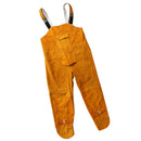Flame-resistant Overall Coverall Welding Boilersuit Cowhide Leather Suits L