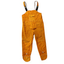 Flame-resistant Overall Coverall Welding Boilersuit Cowhide Leather Suits L