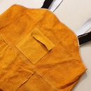 Flame-resistant Overall Coverall Welding Boilersuit Cowhide Leather Suits L