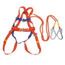 2m Fall Protection Full Body Safety Harness with Double Ropes Big Hooks, 100kg, Comfort, Firm Wear Resistant