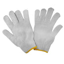 Pack Of 1 Pair White Protective Knit Work Gloves, 720g Roving, 90% COTTON - breathable, lightweight & comfortable