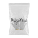 Pack Of 1 Pair White Protective Knit Work Gloves, 720g Roving, 90% COTTON - breathable, lightweight & comfortable