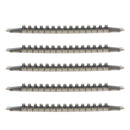 4pcs 15-Hole Hive Cell Bar Frames Combs With 50pcs Plastic Cell Cups, for production of royal jelly and breeding of queen bees