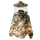 Beekeeping Jacket Fine Cotton & Veil for Beekeepers Protecting Suit