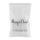 Premium 30 Pieces Stainless Steel Medicine Spoon Lab Micro Spatula Spoon Scoop S M L